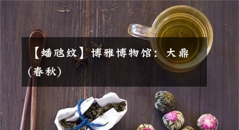 【蟠虺纹】博雅博物馆：大鼎(春秋)