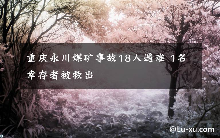 重庆永川煤矿事故18人遇难 1名幸存者被救出