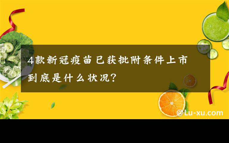 4款新冠疫苗已获批附条件上市 到底是什么状况？