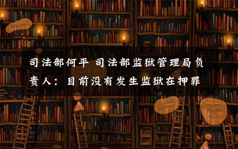 司法部何平 司法部监狱管理局负责人：目前没有发生监狱在押罪犯感染新冠肺炎死亡病例