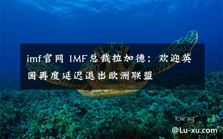 imf官网 IMF总裁拉加德：欢迎英国再度延迟退出欧洲联盟