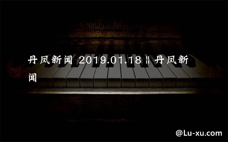 丹凤新闻 2019.01.18 || 丹凤新闻