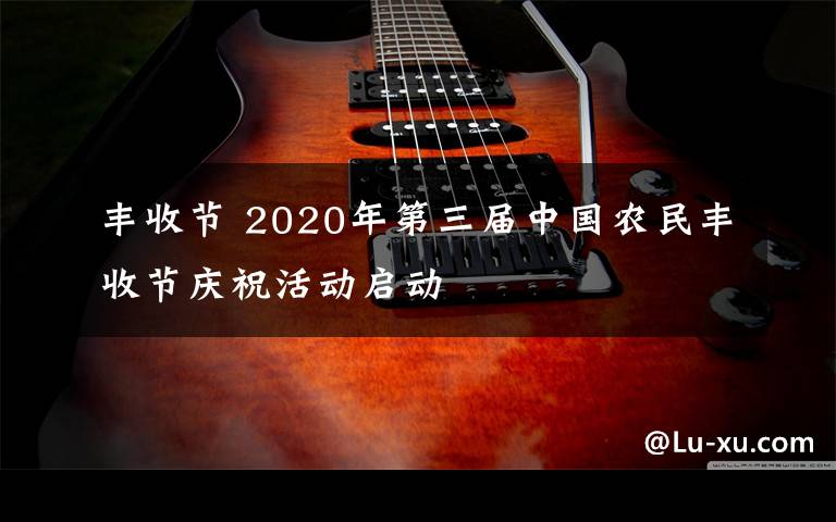 丰收节 2020年第三届中国农民丰收节庆祝活动启动