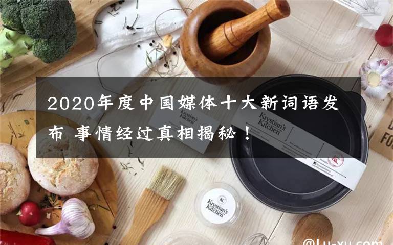 2020年度中国媒体十大新词语发布 事情经过真相揭秘！