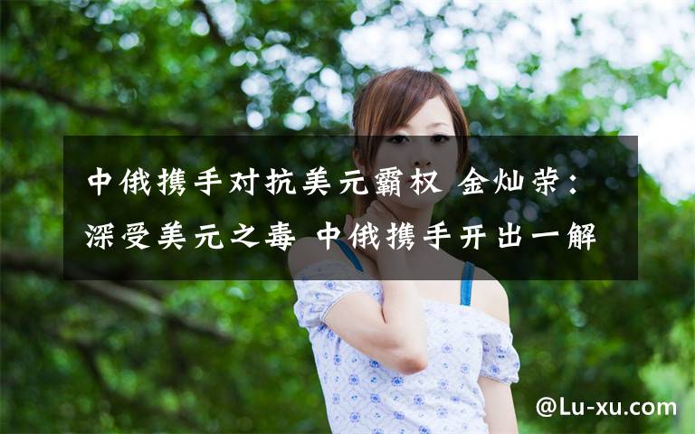 中俄携手对抗美元霸权 金灿荣：深受美元之毒 中俄携手开出一解药