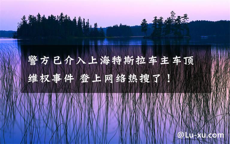 警方已介入上海特斯拉车主车顶维权事件 登上网络热搜了！