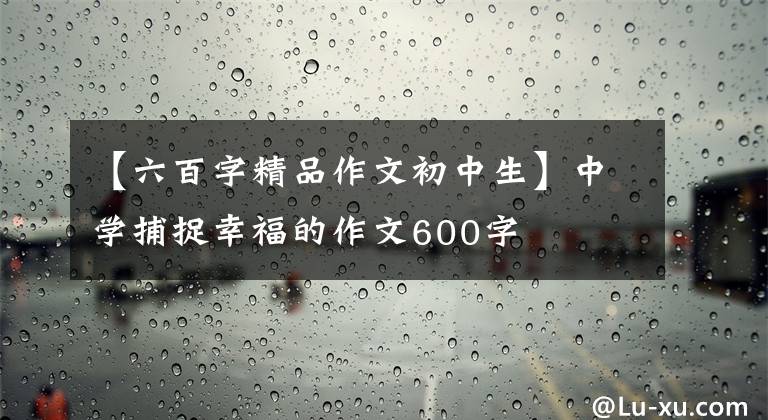 【六百字精品作文初中生】中学捕捉幸福的作文600字