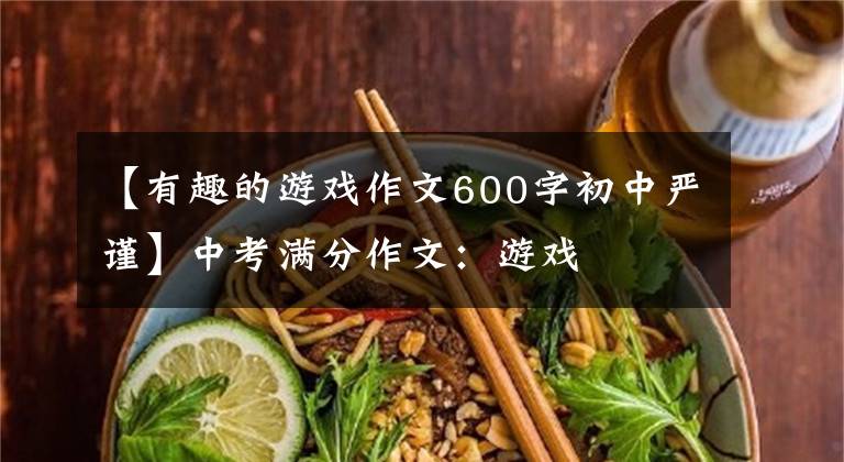 【有趣的游戏作文600字初中严谨】中考满分作文：游戏