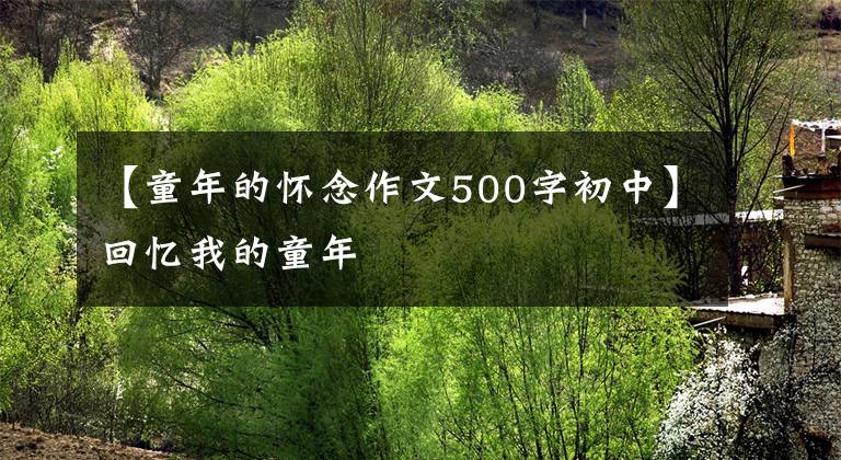 【童年的怀念作文500字初中】回忆我的童年