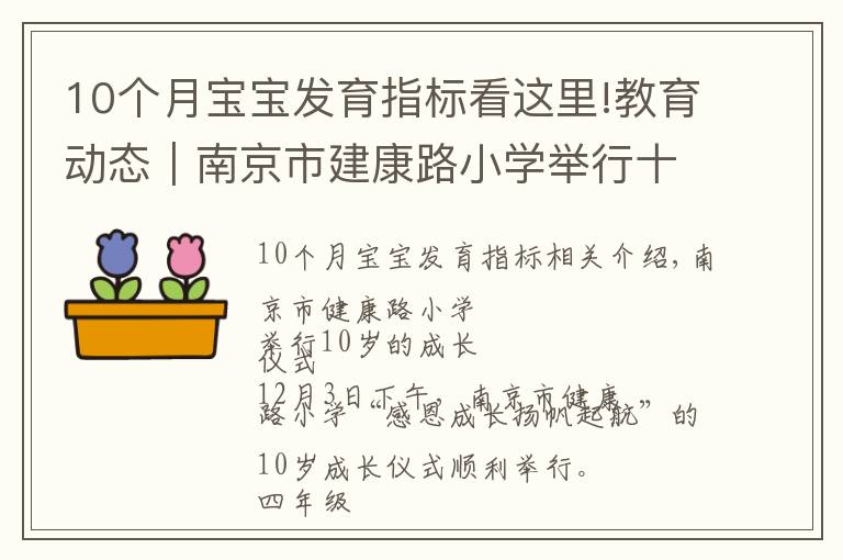 10个月宝宝发育指标看这里!教育动态｜南京市建康路小学举行十岁成长仪式