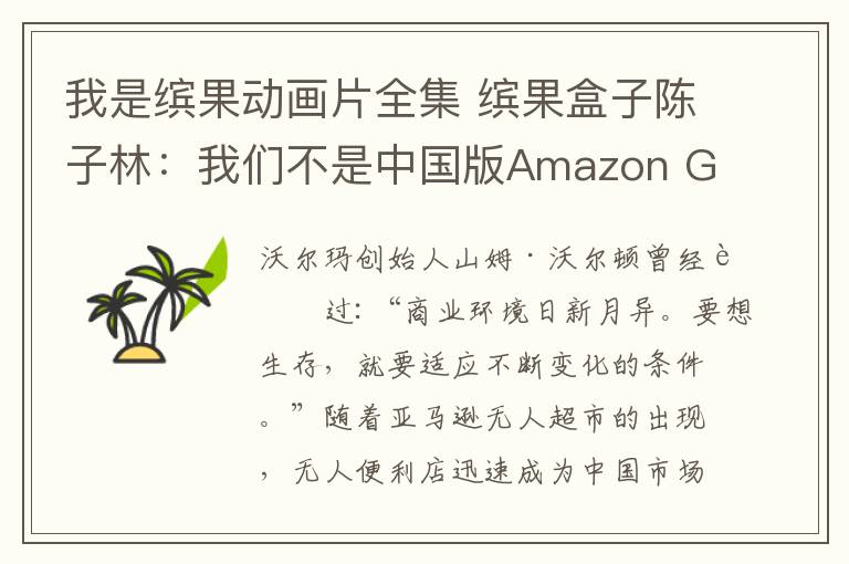 我是缤果动画片全集 缤果盒子陈子林：我们不是中国版Amazon Go
