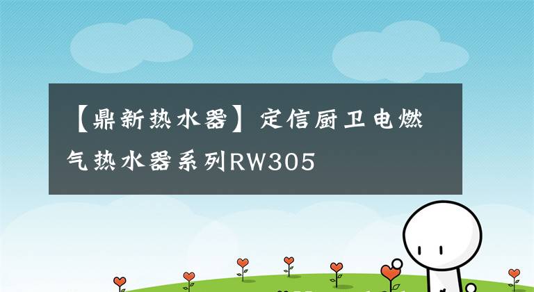 【鼎新热水器】定信厨卫电燃气热水器系列RW305