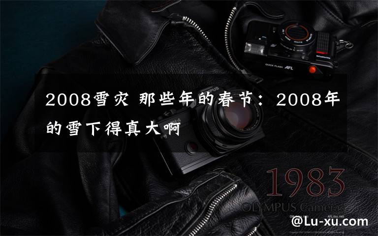 2008雪灾 那些年的春节：2008年的雪下得真大啊