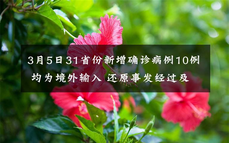 3月5日31省份新增确诊病例10例 均为境外输入 还原事发经过及背后真相！