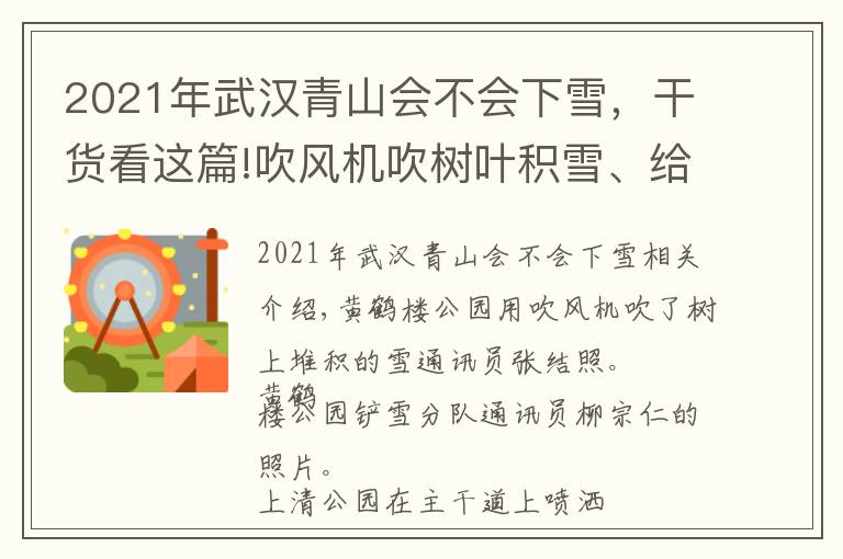 2021年武汉青山会不会下雪，干货看这篇!吹风机吹树叶积雪、给化石开暖气…… 武汉公园多种措施应对雪天