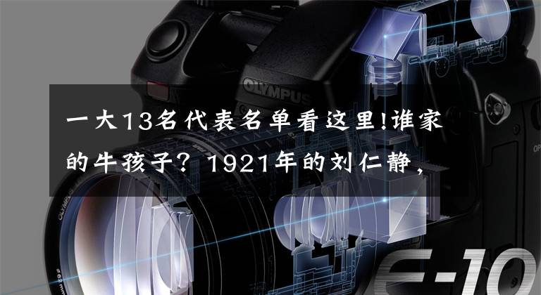 一大13名代表名单看这里!谁家的牛孩子？1921年的刘仁静，19岁，却已是中共一大代表