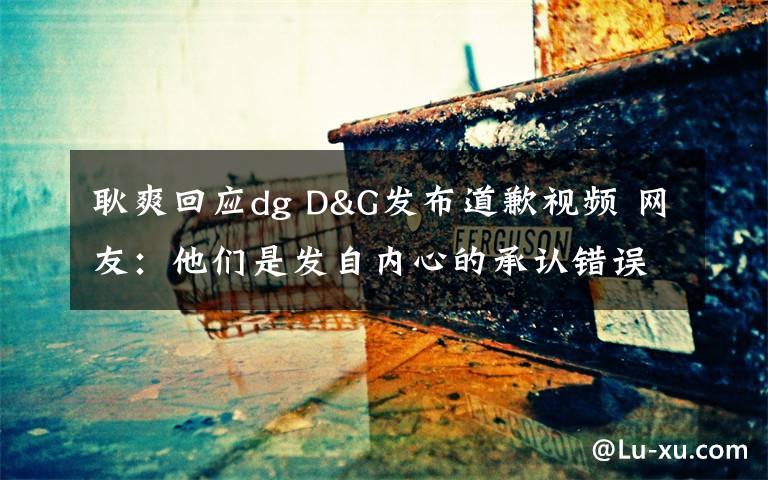 耿爽回应dg D&G发布道歉视频 网友：他们是发自内心的承认错误吗