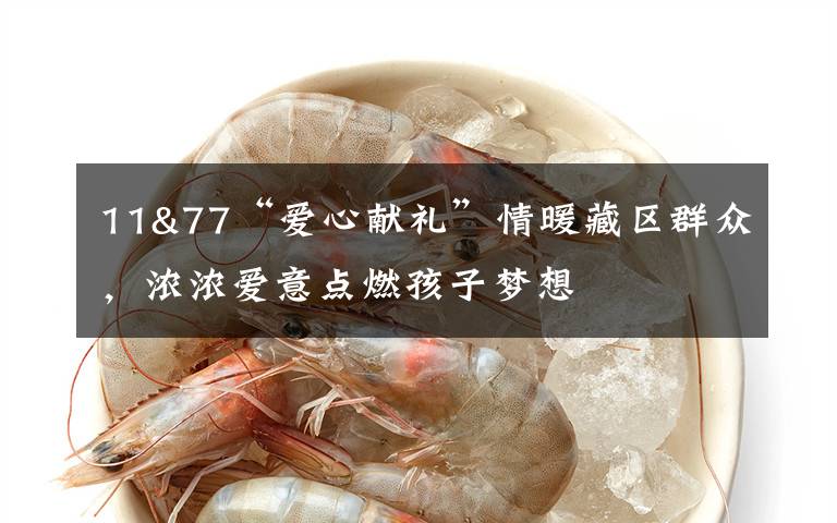 11&77“爱心献礼”情暖藏区群众，浓浓爱意点燃孩子梦想