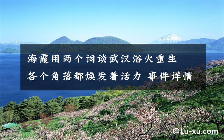 海霞用两个词谈武汉浴火重生  各个角落都焕发着活力 事件详情始末介绍！