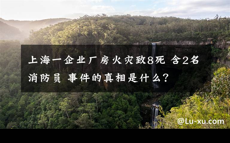 上海一企业厂房火灾致8死 含2名消防员 事件的真相是什么？