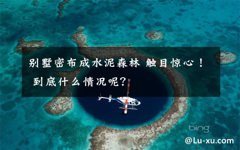 别墅密布成水泥森林 触目惊心！ 到底什么情况呢？