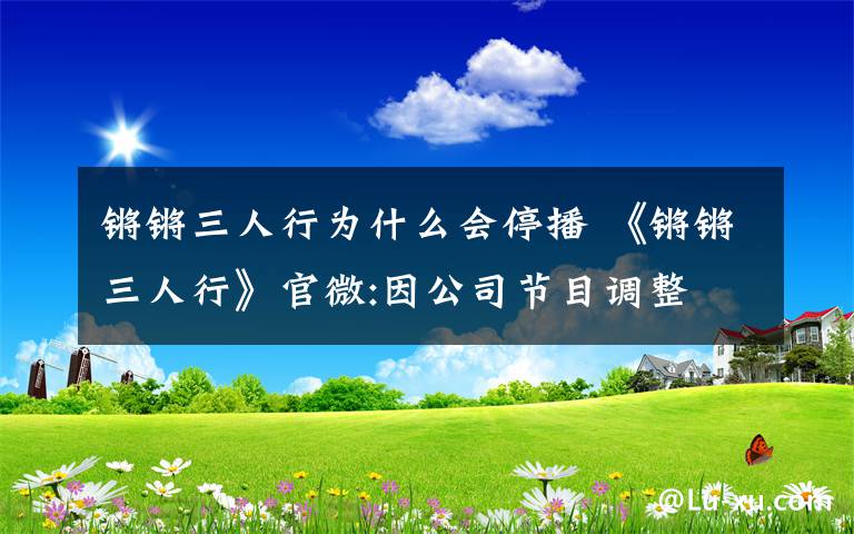 锵锵三人行为什么会停播 《锵锵三人行》官微:因公司节目调整 锵锵停播