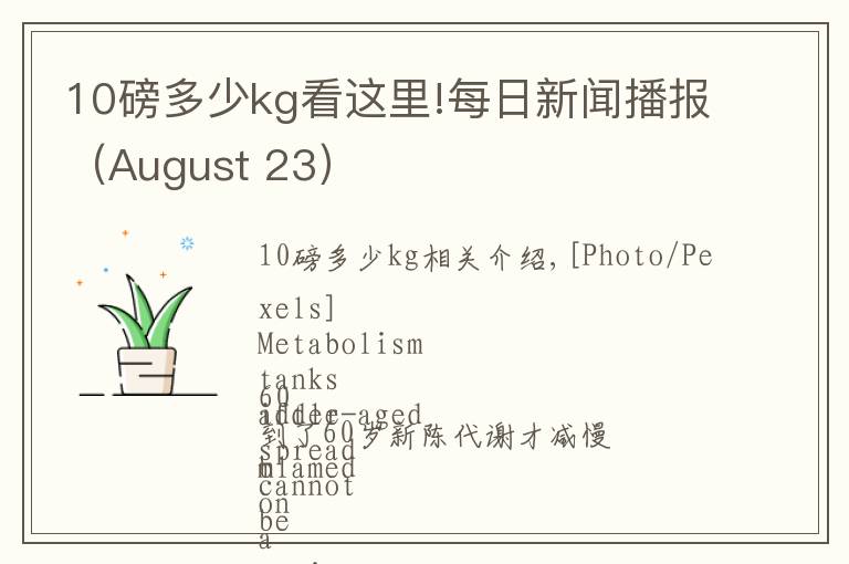 10磅多少kg看这里!每日新闻播报（August 23）