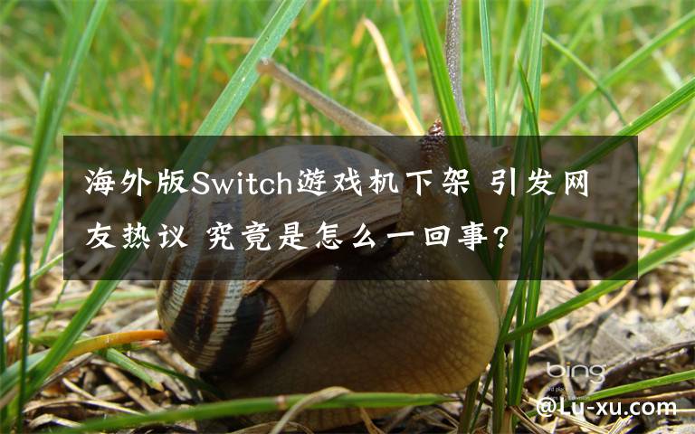 海外版Switch游戏机下架 引发网友热议 究竟是怎么一回事?