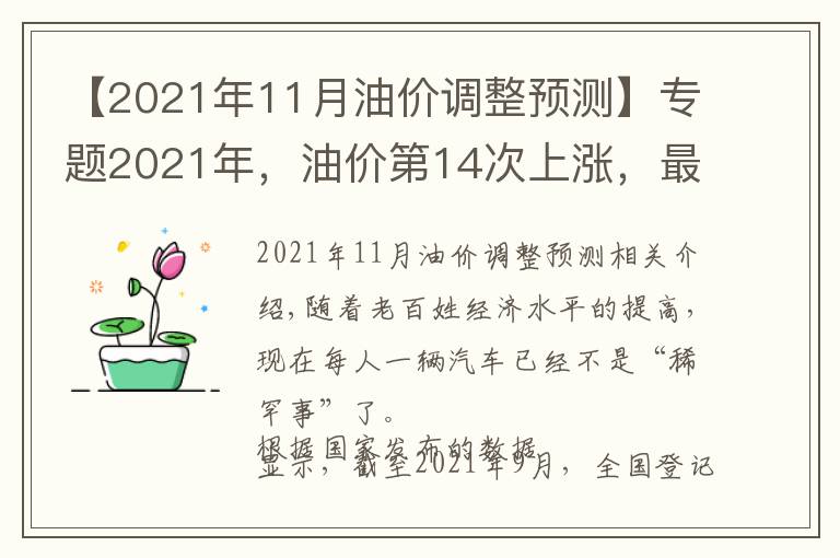 【2021年11月油价调整预测】专题2021年，油价第14次上涨，最高突破10元/升！未来有可能下降吗？