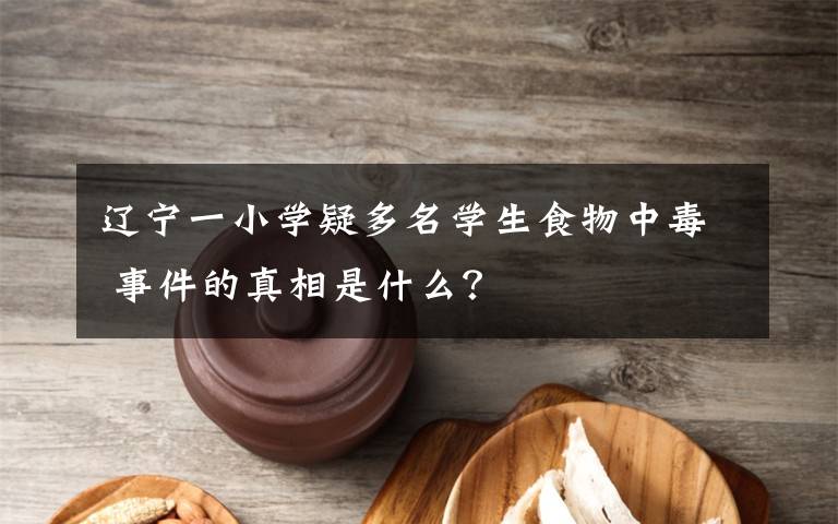 辽宁一小学疑多名学生食物中毒 事件的真相是什么？