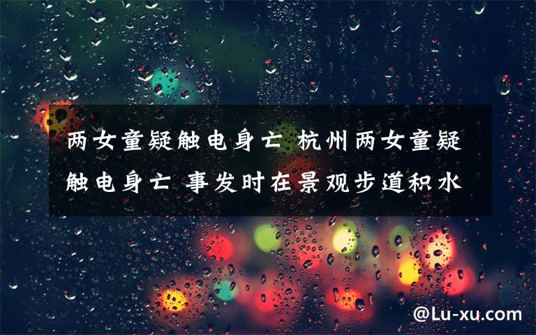 两女童疑触电身亡 杭州两女童疑触电身亡 事发时在景观步道积水中戏水