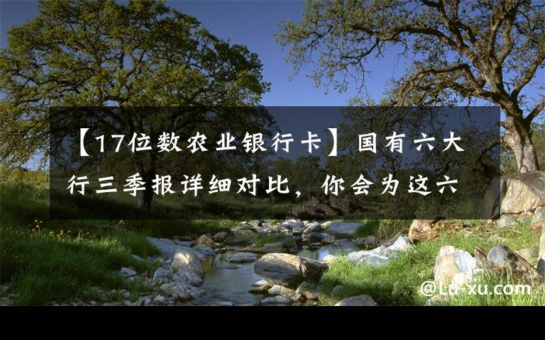 【17位数农业银行卡】国有六大行三季报详细对比，你会为这六家行怎么排序？