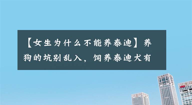 【女生为什么不能养泰迪】养狗的坑别乱入，饲养泰迪犬有这6大“坏处”，做不到我劝你别养