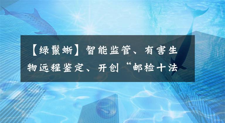 【绿鬣蜥】智能监管、有害生物远程鉴定、开创“邮检十法”……！30年守国门生物安全，上海海关诠释把关与服务