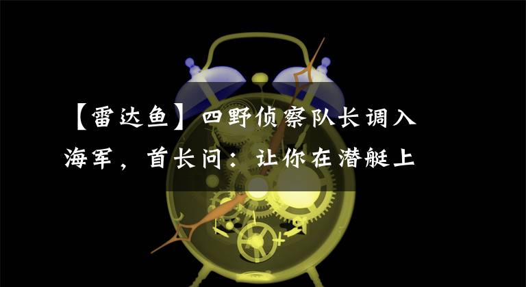 【雷达鱼】四野侦察队长调入海军，首长问：让你在潜艇上待十来年，愿意吗