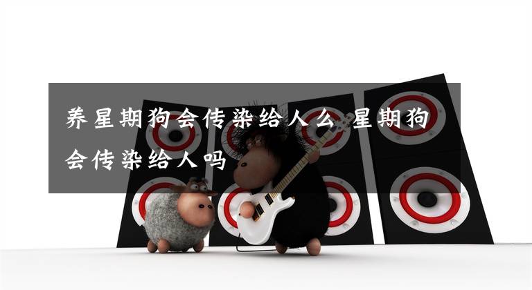 养星期狗会传染给人么 星期狗会传染给人吗文章配图