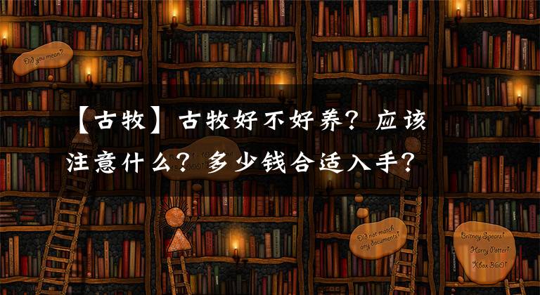 【古牧】古牧好不好养？应该注意什么？多少钱合适入手？