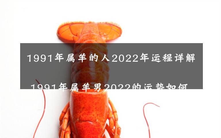 1991年属羊的人2022年运程详解
 1991年属羊男2022的运势如何