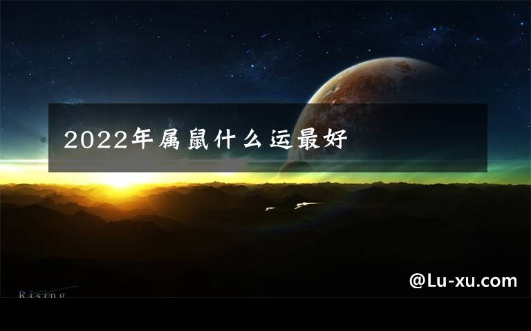 2022年属鼠什么运最好