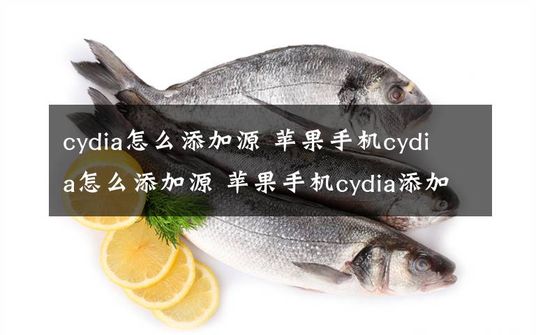 cydia怎么添加源 苹果手机cydia怎么添加源 苹果手机cydia添加源教程