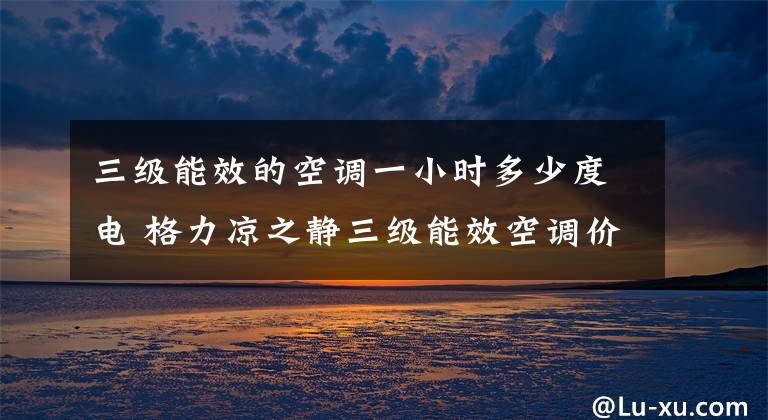 三级能效的空调一小时多少度电 格力凉之静三级能效空调价格