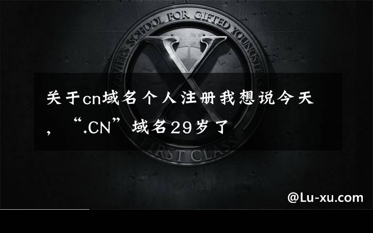 关于cn域名个人注册我想说今天，“.CN”域名29岁了