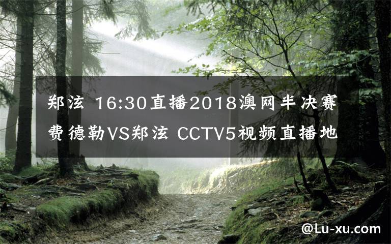 郑泫 16:30直播2018澳网半决赛费德勒VS郑泫 CCTV5视频直播地址