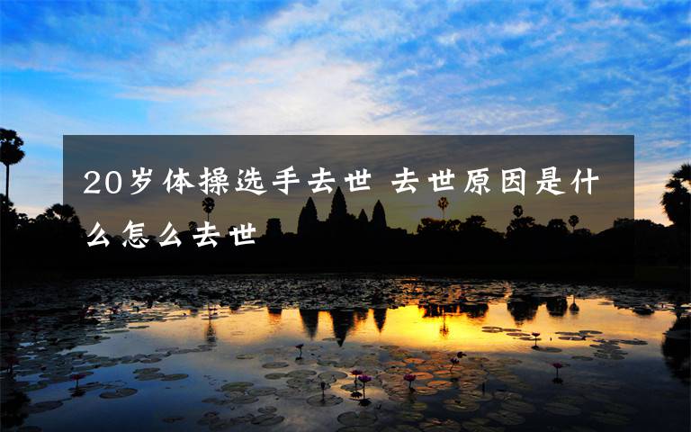 20岁体操选手去世 去世原因是什么怎么去世文章配图