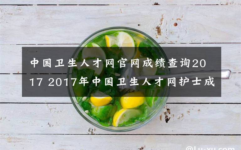 中国卫生人才网官网成绩查询2017 2017年中国卫生人才网护士成绩查询入口何时开通