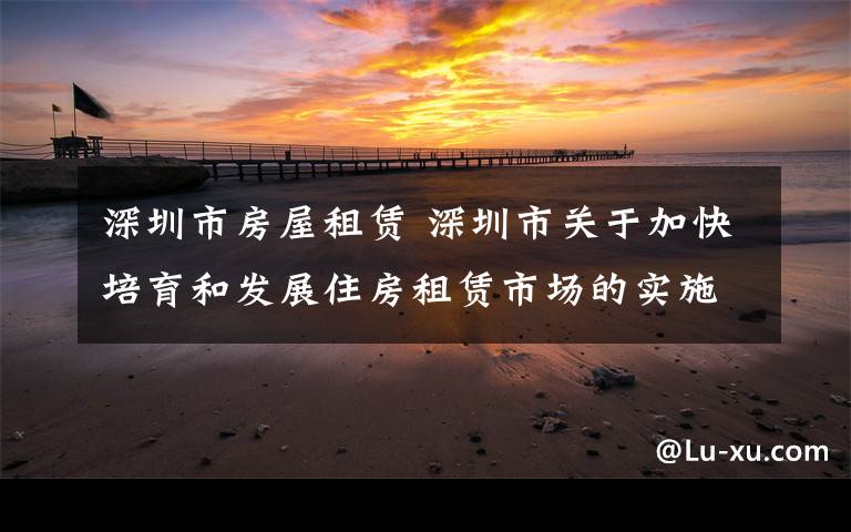 深圳市房屋租赁 深圳市关于加快培育和发展住房租赁市场的实施意见 （征求意见稿）