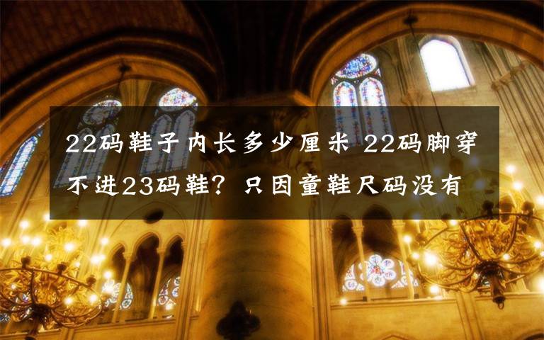 22码鞋子内长多少厘米 22码脚穿不进23码鞋？只因童鞋尺码没有统一标准