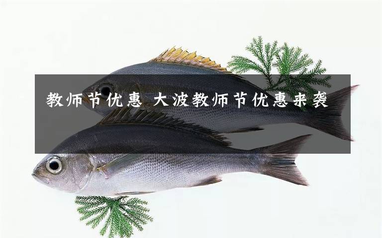 教师节优惠 大波教师节优惠来袭