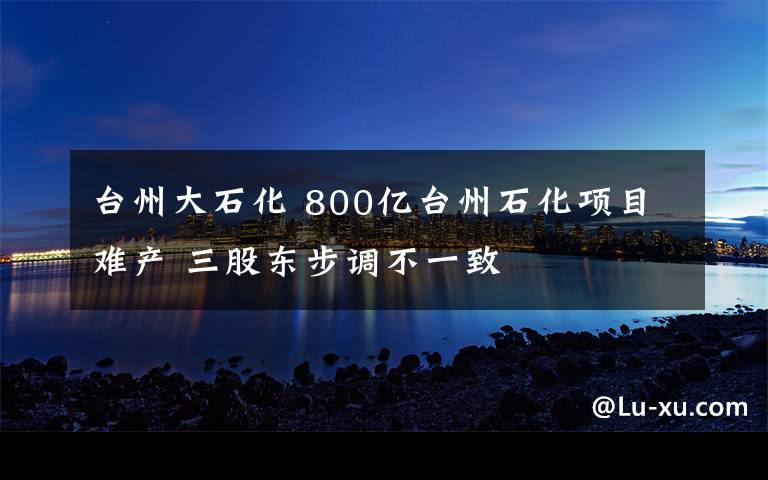 台州大石化 800亿台州石化项目难产 三股东步调不一致