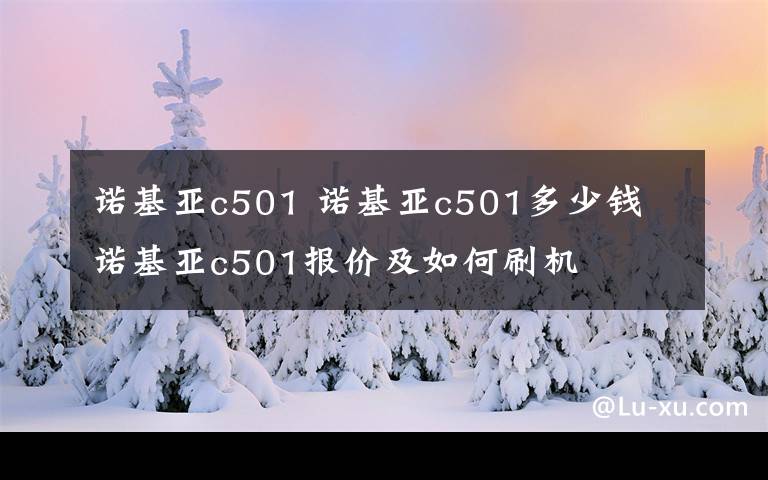 诺基亚c501 诺基亚c501多少钱 诺基亚c501报价及如何刷机